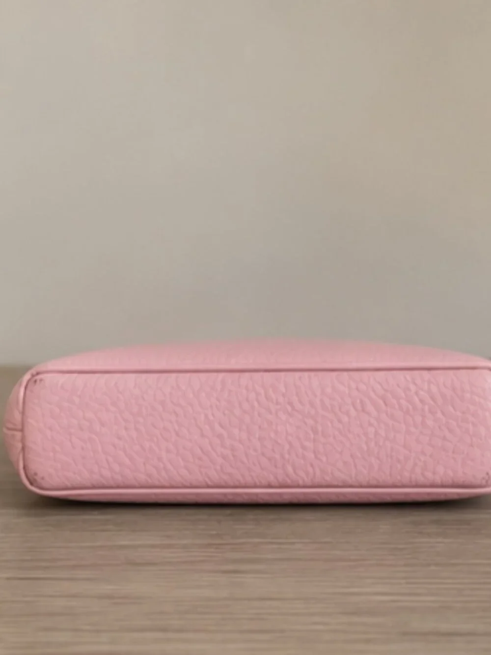 Coach CE871 Mini Rowan File Bag Powder Pink Crossgrain Leather Crossbody Purse